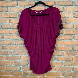 Twelfth Street Cynthia‎ Vincent Tunic Top Womens Size Small Dolman Sleeve Blouse